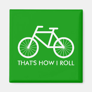 Lustige Fahrradmagneten für Fahrradreitfans Magnet