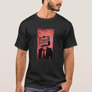 Lustige Fake-Nachrichten-lustiger Trumpf T-Shirt