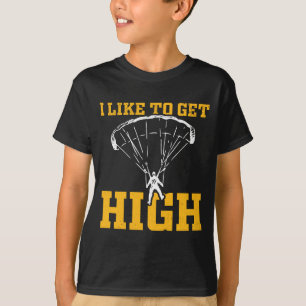 Lustige Fallschirm Zitat Fallschirmspringer T-Shirt