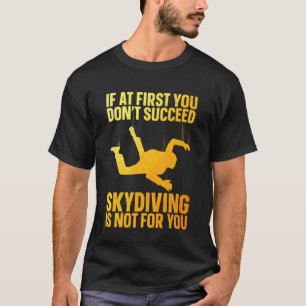 Lustige Fallschirmspringer-Kunst für Männer Frauen T-Shirt