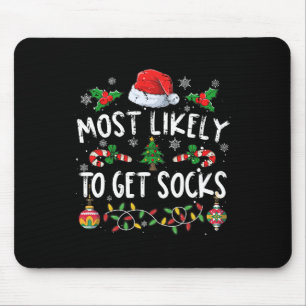 Lustige Familien-Weihnachts-Pyjamas, die höchstwah Mousepad