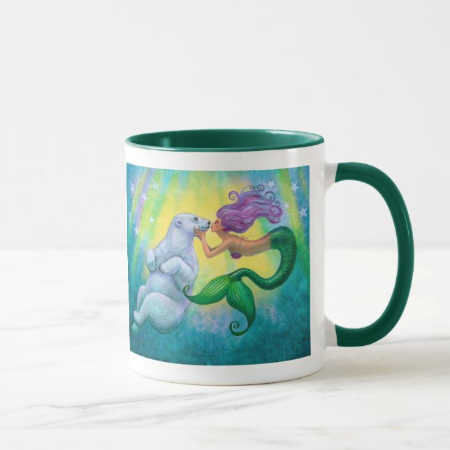 Lustige Fantasie-Meerjungfrau-polarer Tasse (Rechts)