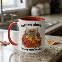 Lustige fantastische Herbstkatze