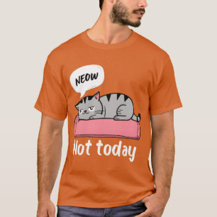 Lustige faule langweilige Katze für Katzenmutter K T-Shirt