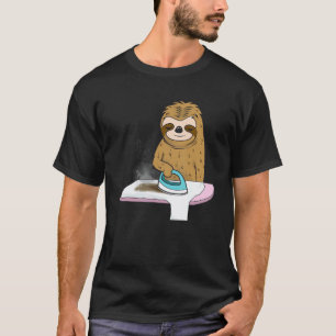 Lustige Faultier-Bügelt-Sein-Hemd-Zu-Langsam-Novel T-Shirt