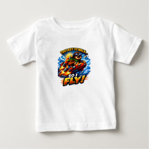 Lustige Faultier-Rakete Meme, zu faul zum Laufen, Baby T-shirt