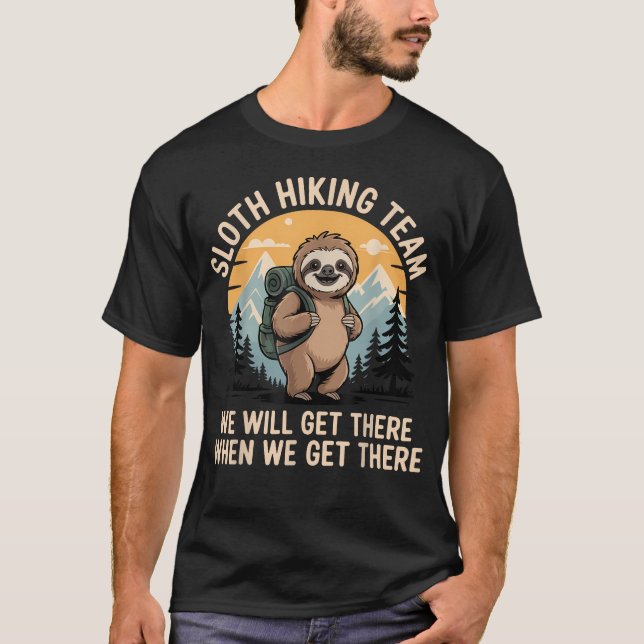 Lustige Faultier T-Shirt (Vorderseite)