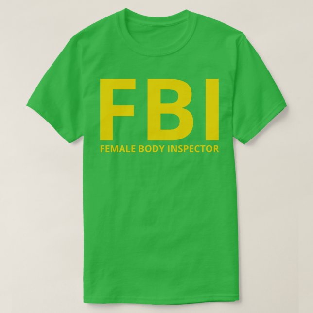 Lustige FBI T-Shirt (Design vorne)
