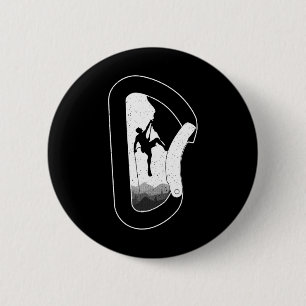 Lustige Felsenkletterkunst für Männer Frauen Bould Button