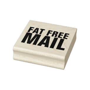 LUSTIGE FETTFREIE POST SCHNECKENPOST Holzstempel Gummistempel