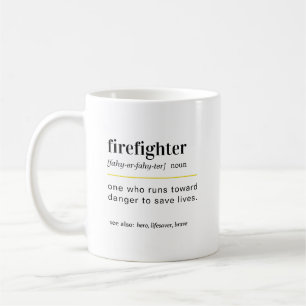 Lustige Feuerwehrmann-Geschenktasse Kaffeetasse