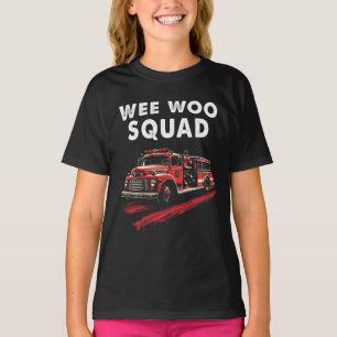 Lustige Feuerwehrmann-Kunst-Feuerwehrauto-Feuerweh T-Shirt