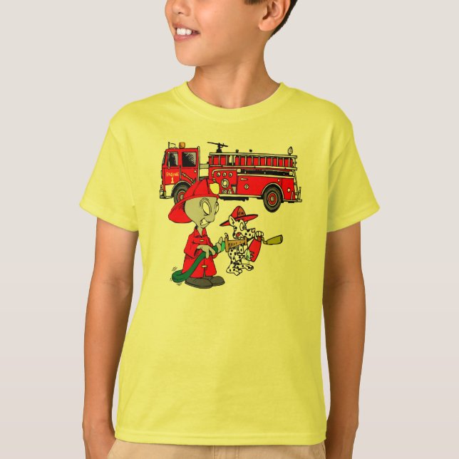 Lustige Feuerwehrmann-T - Shirts (Vorderseite)