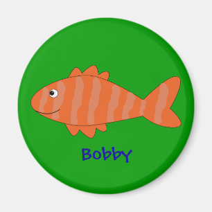 Lustige Fische Magnet