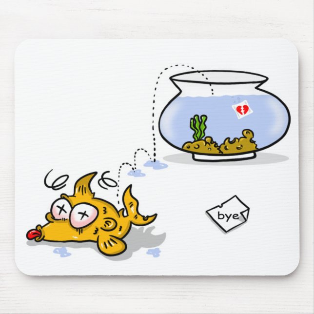 lustige Fische Mousepad (Vorne)