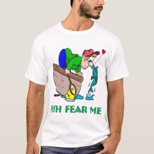 Lustige Fischen-Shirt-Fischen-Spaß-Fischen-Furcht T-Shirt
