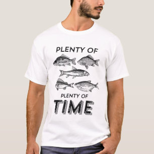 Lustige Fischen-T - Shirt-viel-Fisch-viel-Zeit T-Shirt