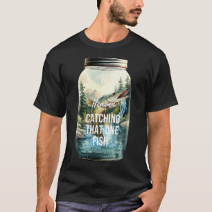 Lustige Fischerei-Kunst für Männer Jungen Fischer T-Shirt