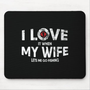 Lustige Fischerei-Zitate für Männer für Angler und Mousepad