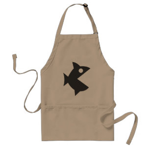 Lustige FischnahrungsmittelSchürzen für Beige de Schürze