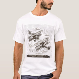 Lustige fliegende Asse T-Shirt