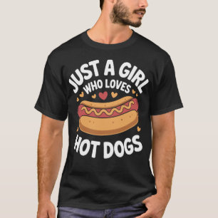 Lustige Foodie-BBQ-Liebhaberin, nur ein Mädchen, d T-Shirt