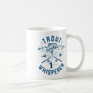 Lustige Forelle Fliegenfischen Geburtstag Weihnach Kaffeetasse
