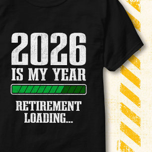 Lustige Fortschrittsanzeige Ruhestand 2026 Ruhesta T-Shirt
