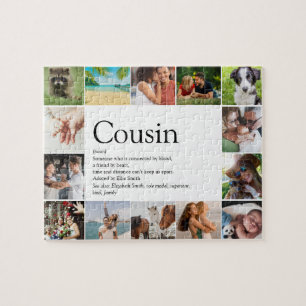 Lustige Fotocollage Bester Cousin überhaupt Defini
