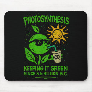 Lustige Fotosynthese - Keeng It Green Ökologie Bio Mousepad