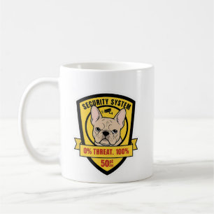 Lustige Französische Sicherheits-System-Urteils-Hu Kaffeetasse