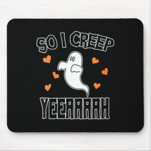 Lustige Frauen-Geister-Halloween sarkastische grus Mousepad