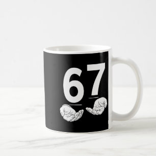 Lustige Frauen Sechs Sieben 6 7 Meme Gen Alpha Sla Kaffeetasse