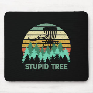 Lustige Frisbee Dumme Baum Disc Golf Geschenk Flie Mousepad
