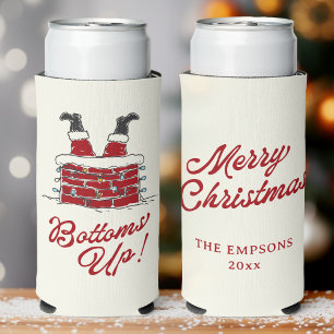 Lustige Frohe Weihnachten Santa Prost Neujahr Freu Selters Dosenkühler