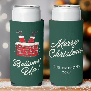 Lustige Frohe Weihnachten Santa Prost Neujahr Freu Selters Dosenkühler