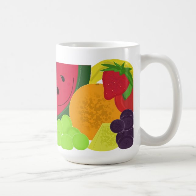 Lustige Fruchte Explosion Kaffeetasse (Rechts)