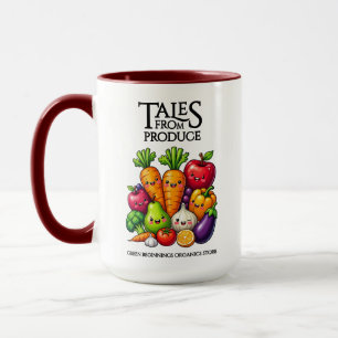Lustige Früchte Gemüse-Geschichten aus Obst- und G Tasse