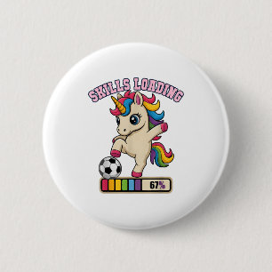 Lustige Fußball-Einhorn-Fähigkeiten Laden Spiel Pr Button
