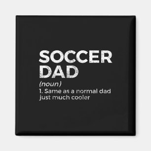Lustige Fußball-Vater-Definition Magnet
