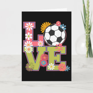 Lustige Fußballkunst für Frauen Mädchen Fußballspi Karte