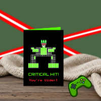 Lustige Gamer-Geburtstagskarte