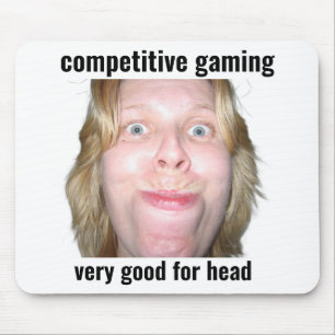 Lustige Gamer-Meme-Mauspad Wettbewerbs-Gaming Mousepad