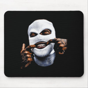 Lustige Gangster Gangsta Hip Hop Hiphop Goldzähne Mousepad