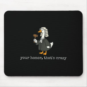 Lustige Gans alberner Anwalt juristische Fakultät Mousepad