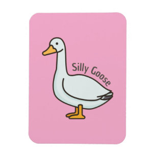 Lustige Gans, Gansliebhaber, Dumme Gans Magnet