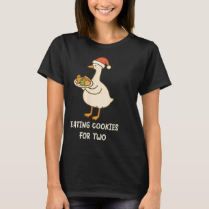 Lustige Gans Schwangerschaft Schwanger Ankündigung T-Shirt