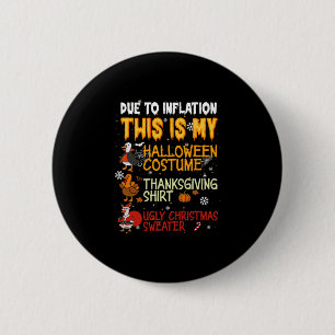Lustige Gans Wegen Inflation, das ist mein Hallowe Button