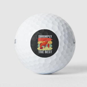 Lustige Garnelen Schalentiere Bleib einfach beim G Golfball