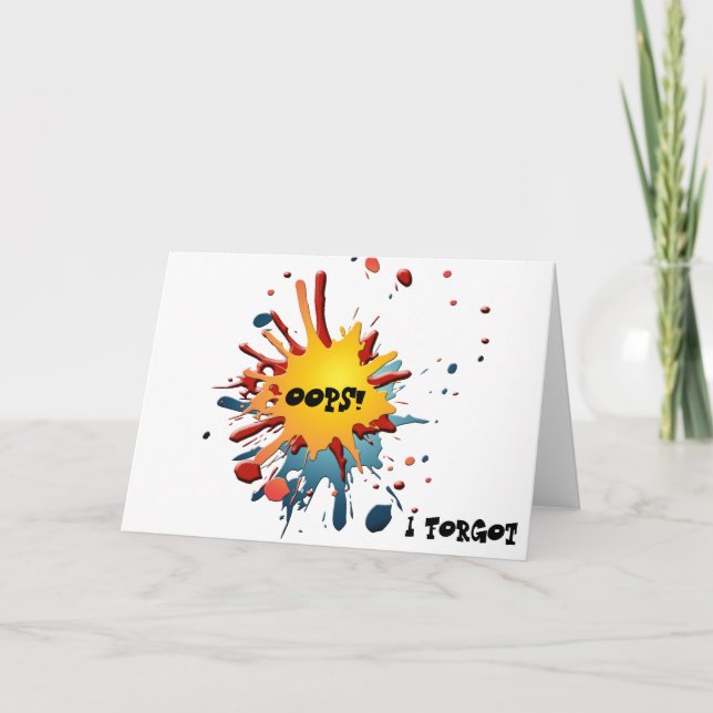 "lustige Geburtstagskarten" Karte (Vorderseite)